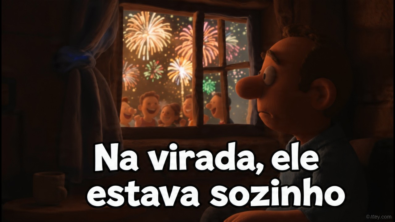 ⭐ Todos Festejavam o Ano Novo… Menos Ele