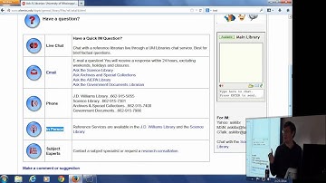 1. Library Website and Communication Tools