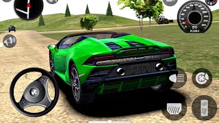 New Indian Car Simulator 3D : Lamborghini Huracan Real Drive Indian Kar Wala Game : Android Gameplay screenshot 5