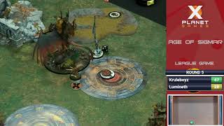 AoS League Match: Lumineth Realm Lord's vs Kruleboyz