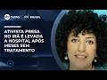 Vencedora do Nobel da Paz presa no Irã é internada após meses sem tratamento | #SBTBrasil