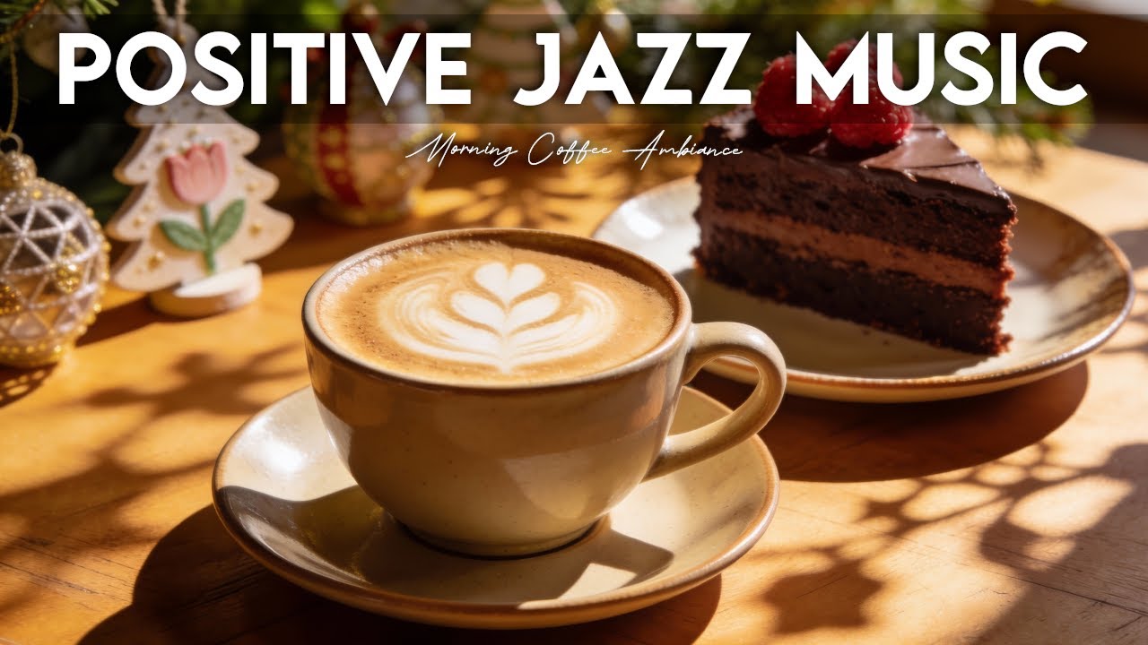 Positive Jazz Music ☕🍃 Coffee Shop Ambiance~Sweet Bossa Nova Instrumental for Cheerful Moods