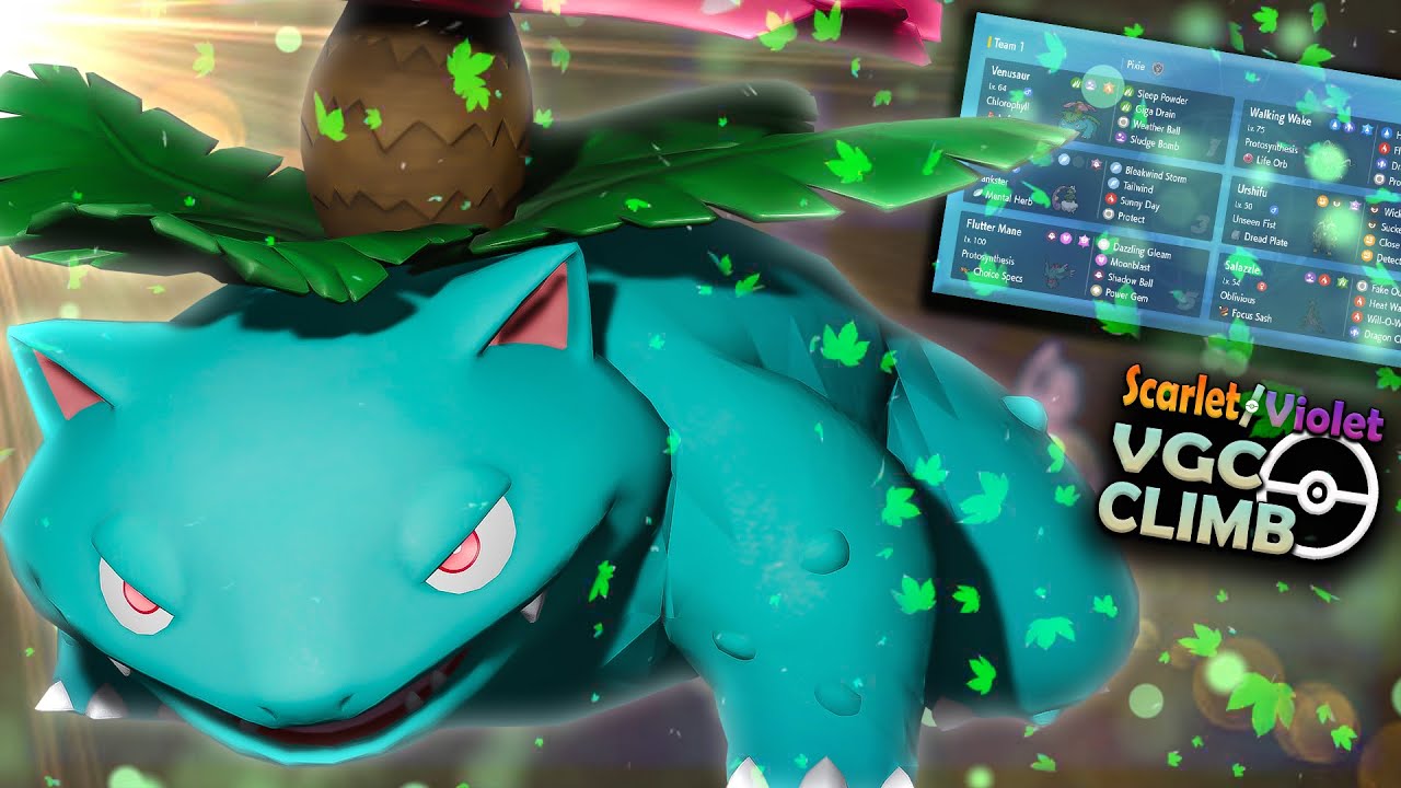 Chlorophyll VENUSAUR OUTSPEEDS the competition in VGC 2024 Regulation F!
