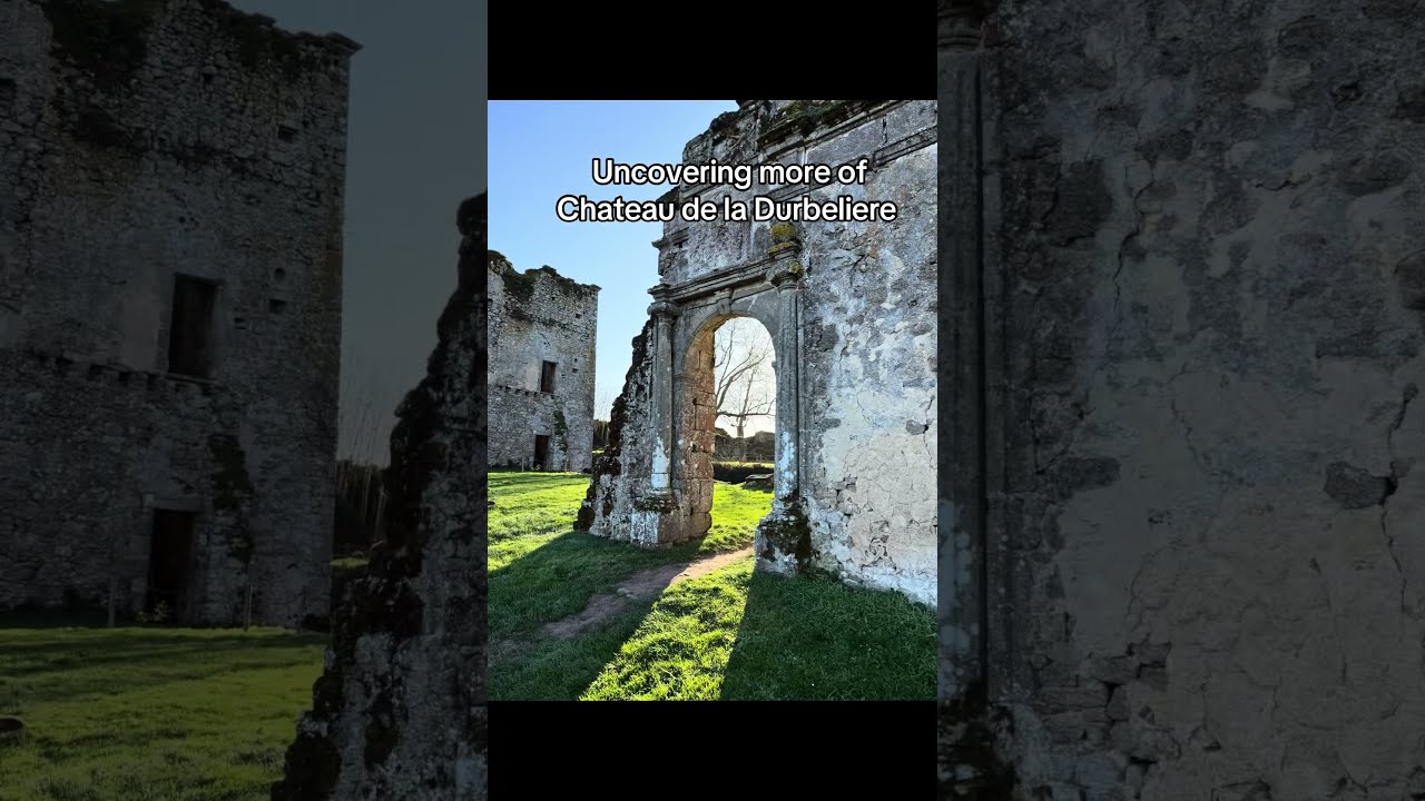 Archways and fallen towers: Chateau de la Durbeliere