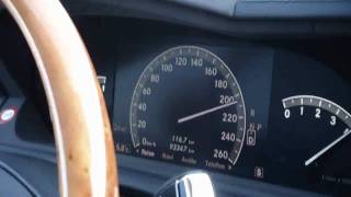 CL600 durchzug auf 250 kmh