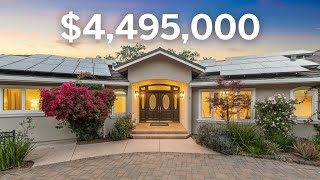 Flying Through $4.5M Monte Sereno Home | 18500 Hillview Drive, Monte Sereno