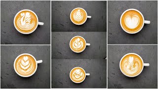 7 Top Latte Art Designs - Basics and Advanced latte art for Barista