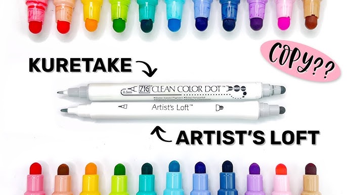 Kuretake ZIG Clean Color Dot Marker - Metallic - Set of 6
