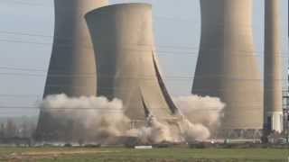 The Demolition of Richborough Cooling Towers, Kent