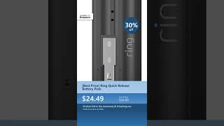 Ring Quick Release Battery Pack 30% OFF — ALL TIME LOW $24.49