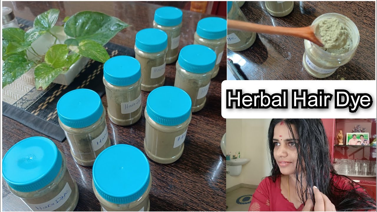 Sana Homemade Herbal Hair Dye with Natural ingredients/Sana Tamil - YouTube