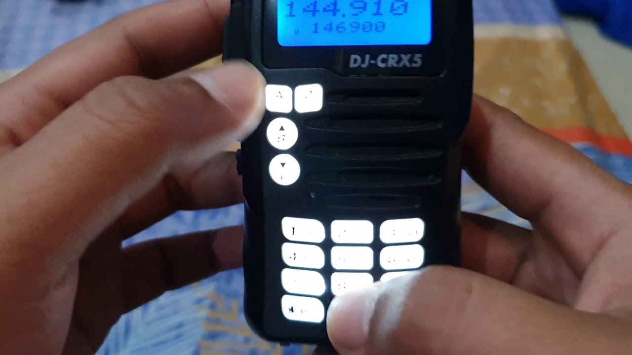 Belajar cepat menggunakan Alinco DJ-CRX5