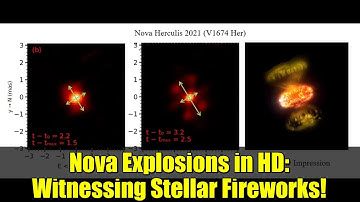 Nova Explosions in HD: Witnessing Stellar Fireworks!
