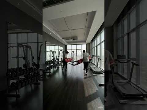Watch This Gym Come to Life #satisfying #construction