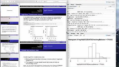 Unit2 - Transformations (logarithms, scaling, standardizing) in R