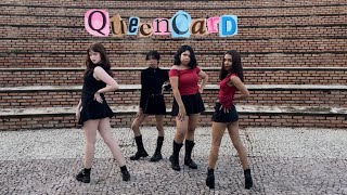 (여자)아이들 - 퀸카(Queencard) 4 인 버전 | 퀸카 안무 거울모드 커버댄스 I (G)I-DLE 4 members DANCE COVER IN PUBLIC