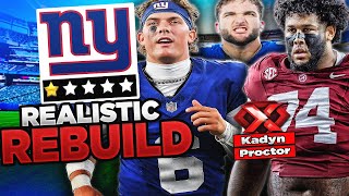 I Made the Giants A DYNASTY! | Madden 26 New York Giants Realistic Rebuild