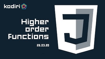 JS workshop - Higher Order functions - 26-03-20