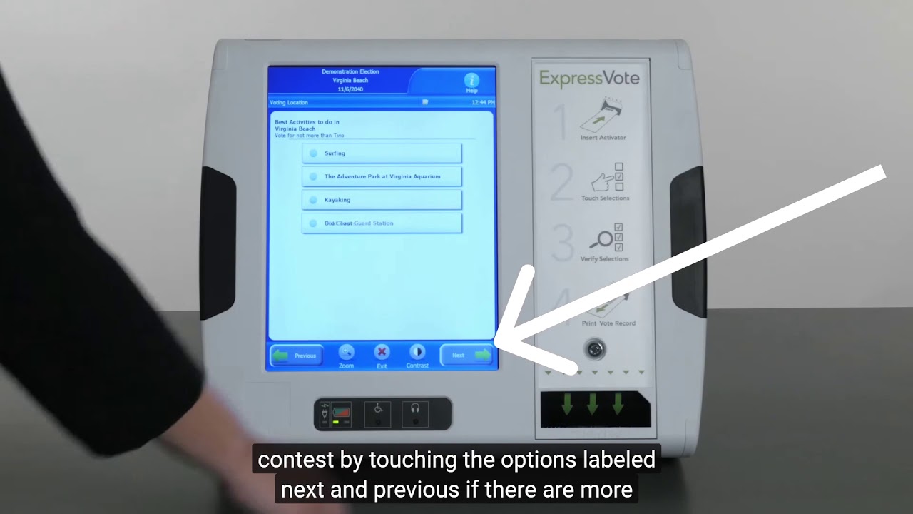 Columbus Free Press Clipped ExpressVote video