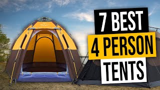 Best 4 Person Tent | Top 7 Review [Buying Guide 2023]