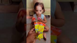 Cute Baby Try Lolipop