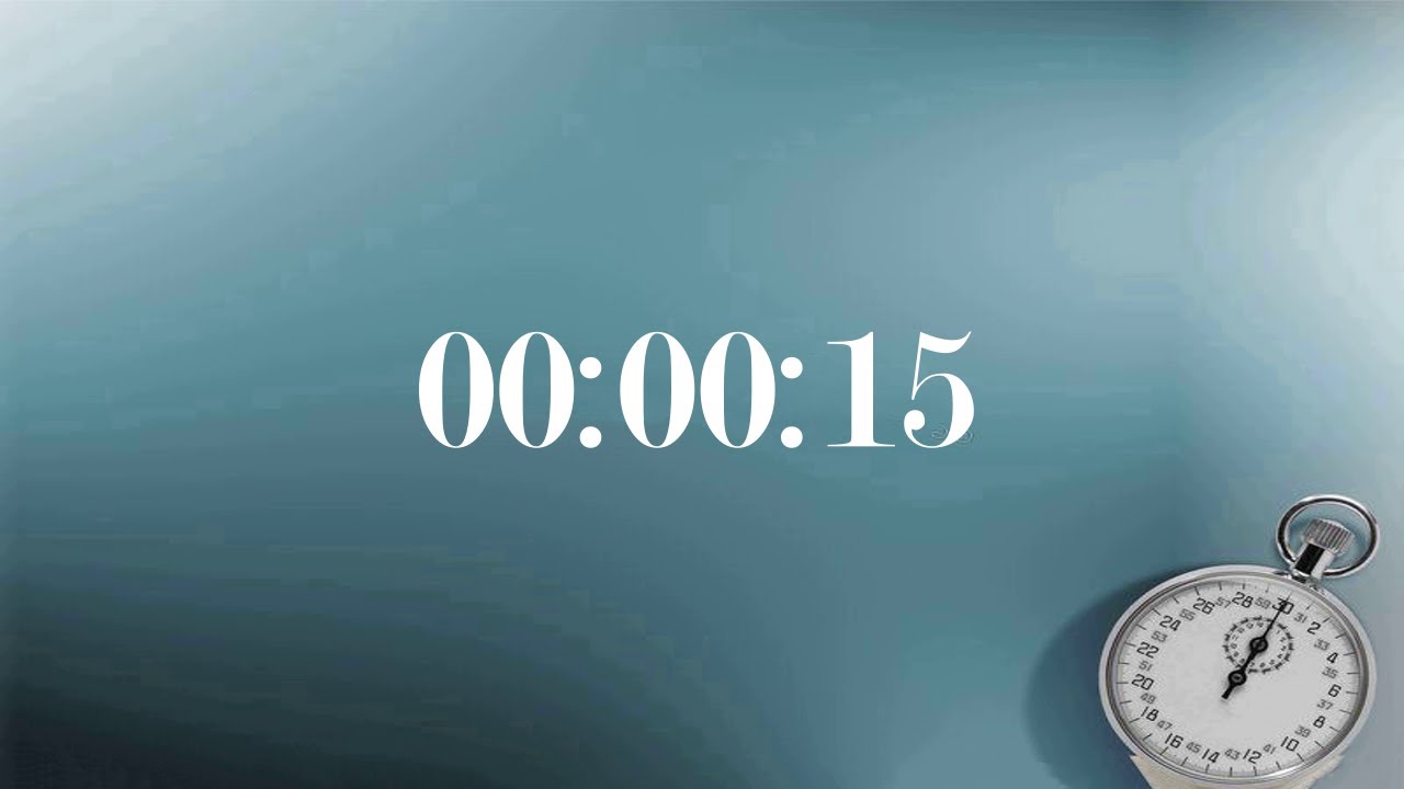 TIMER For 15 Seconds YouTube Timer for 15 seconds youtube