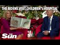 The Bidens visit Children&#39;s Hospital for festivities