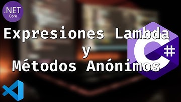 C# con .Net Core #17 - Expresiones Lambda y Métodos Anónimos | Jeison Peguero