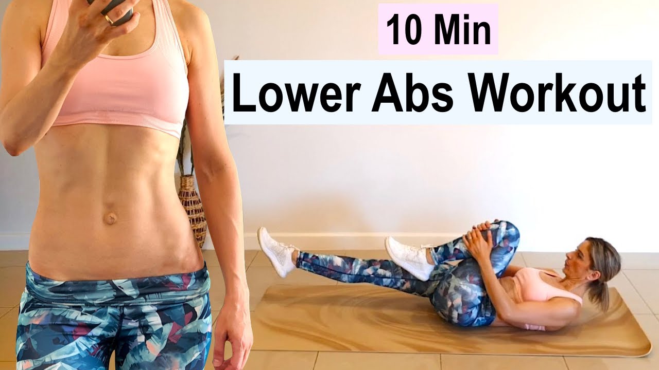 10 Min Lower Abs Workout | No Repeat | No Equipment - YouTube