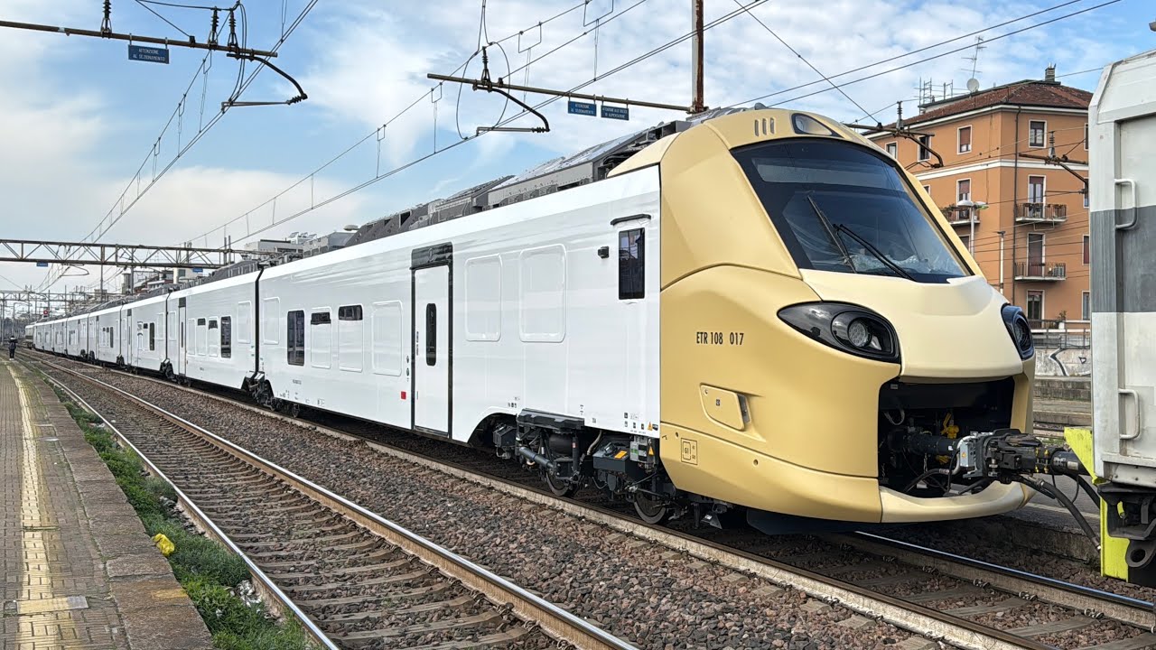 IL PRIMO TRENO POP ETR108 per Trenitalia!