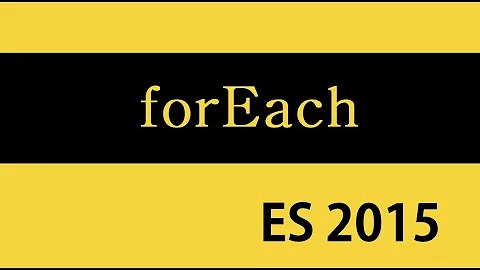 ES6 and Typescript Tutorial - 34 - forEach