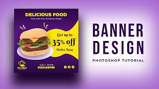 Banner Design in Photoshop | Social media Banner Design in Photoshop