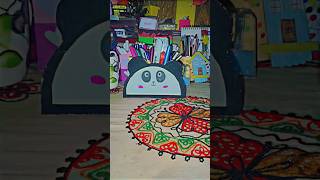 Diy panda pen stand with waste material #art #diy #artandcraft #easycraft #crafttape #paperart
