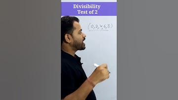 Divisibility Test of 2 | Maths Tricks