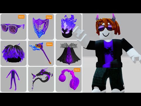 16 FREE PURPLE ITEMS ROBLOX! 😱😳 (2024)