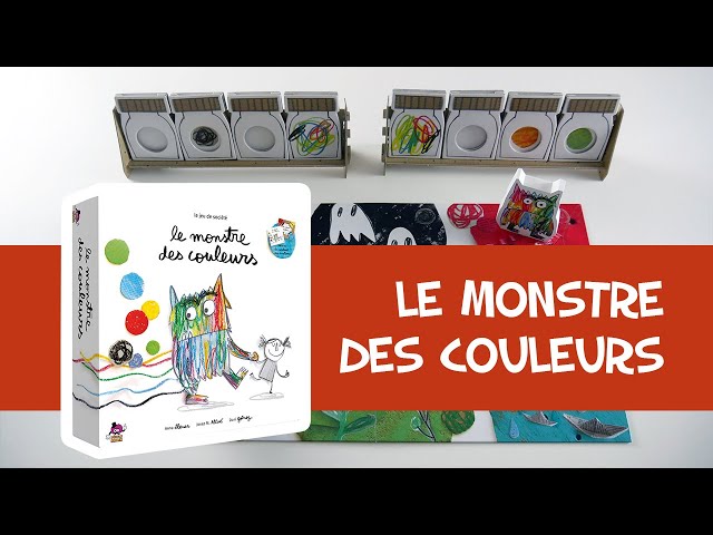 Le monstre des couleurs - Présentation du jeu 