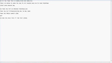 DemolitionDan Plays Toontown: How to hack using Python Injector