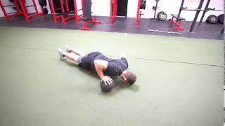 Medball Offset 1-Arm Push Ups