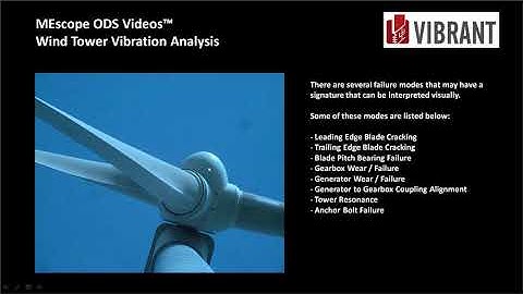 Using ODS Videos for Natural Frequency Testing of Wind Turbine Towers