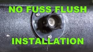 RV Holding Tank Flush Installation