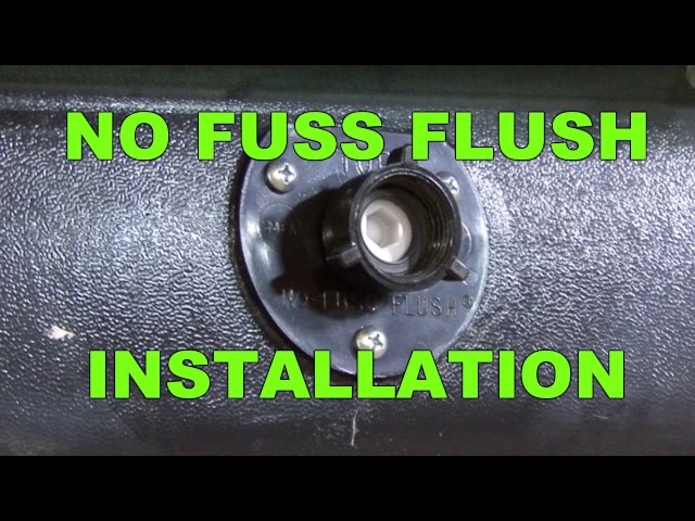 RV Holding Tank Flush Installation 