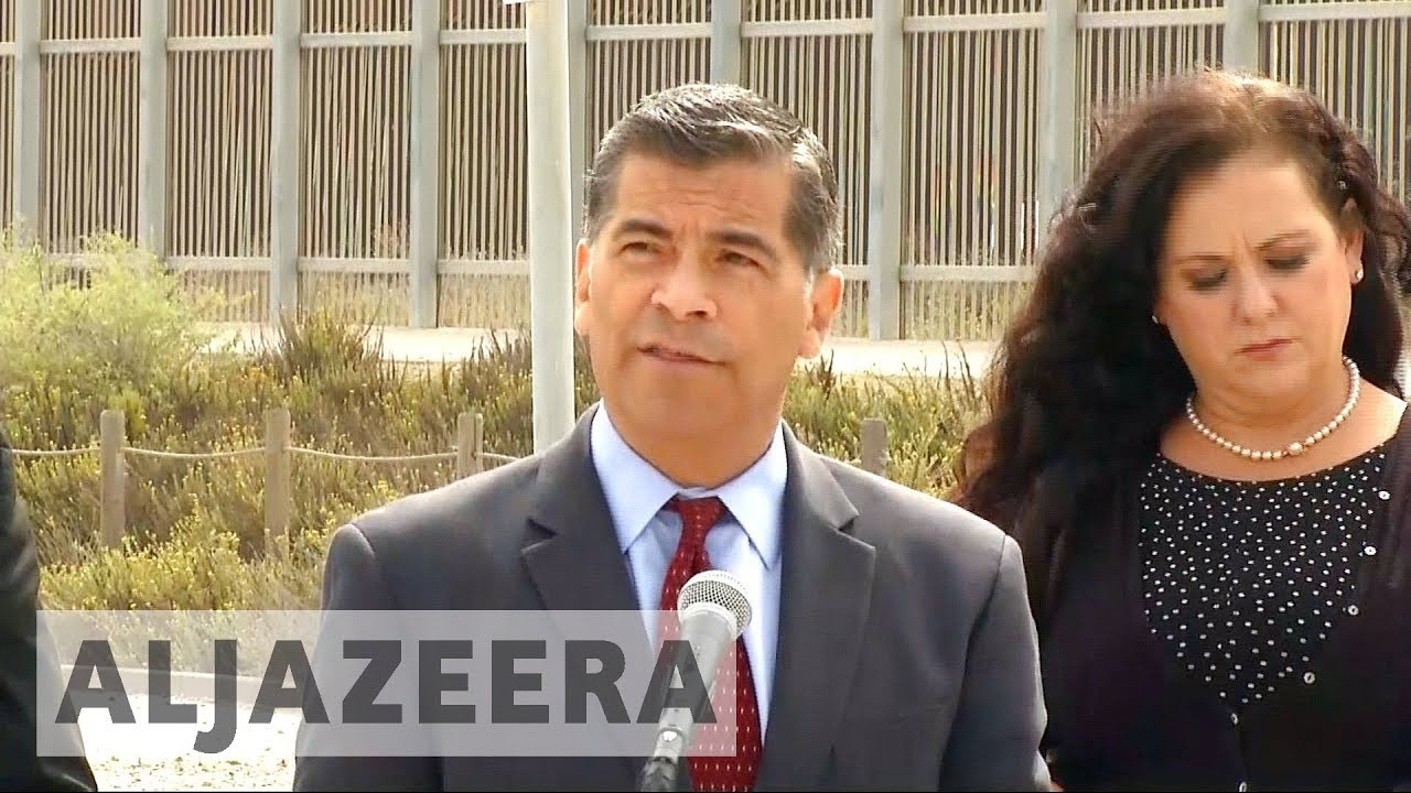 كاليفورنيا تعتزم مقاضاة إدارة ترامب بشأن خطة بناء جدار على الحدود بين الولايات المتحدة والمكسيك