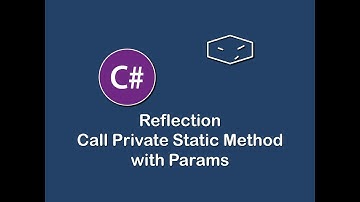 call private static method with params using reflection in c#