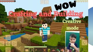 Crafting and building in Creative mode | kids gaming | Crafting | 2021 screenshot 3