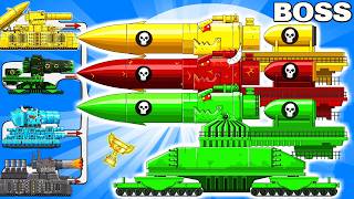 Download Lagu MEGA DORA Missile Titan NUCLEAR vs The WORLD'S BEST Cartoon Tanks MP3
