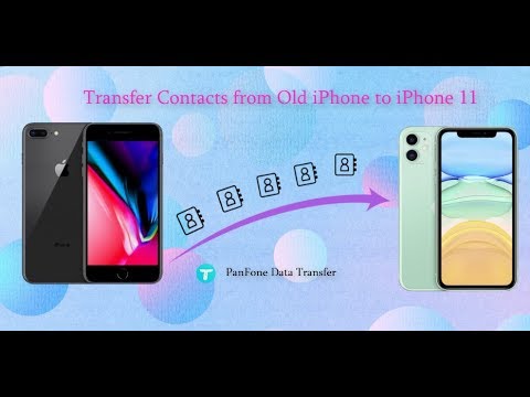 A video tutorial on how to transfer contacts from previous iphone 8/xs new 11/11 pro/ 11 pro max via panfone data transfer: https://www.panfone.com...