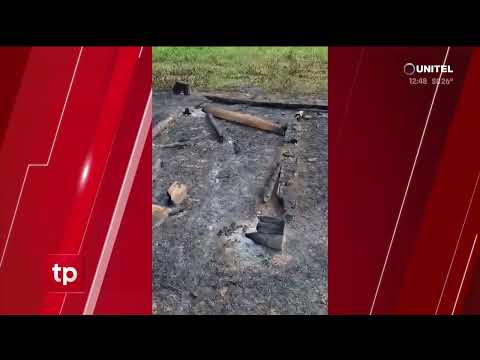 Land invaders reported to have burned homes in six Guarayos communities