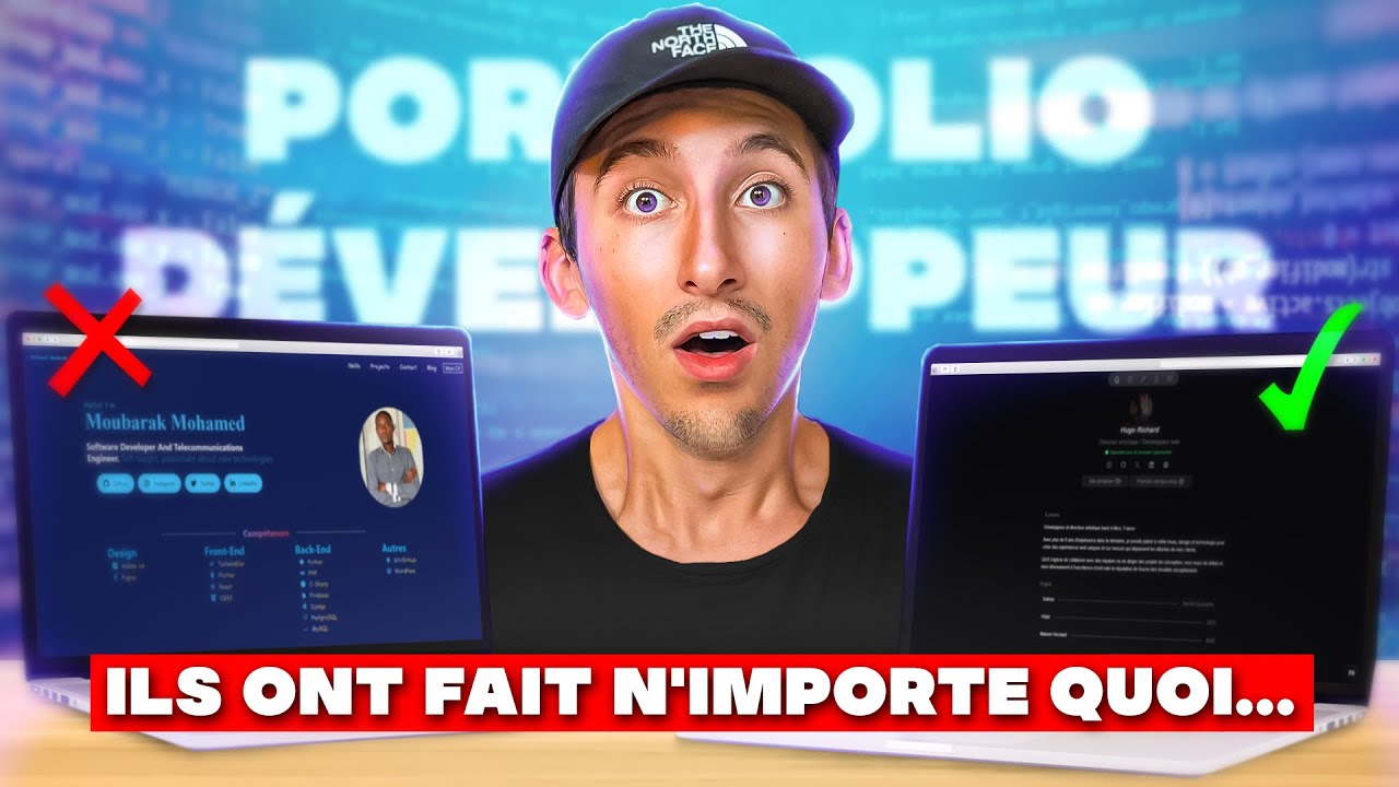 PORTFOLIO DE DEVELOPPEUR: Ce qu'il NE FAUT PAS faire !