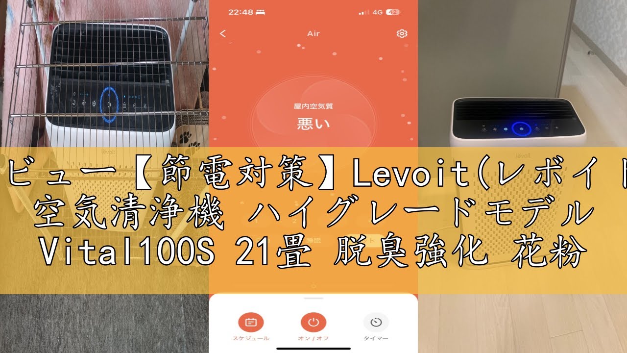 レビュー【節電対策】Levoit(レボイト) 空気清浄機 ハイグレードモデル
