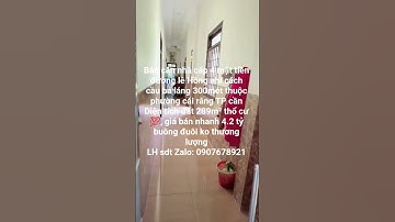 bán căn nhà cấp 4 đường lê hồng nhi phường Cái Răng TP Cần Thơ